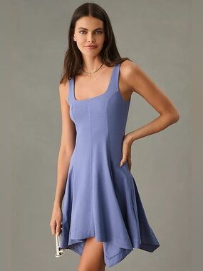 Women’s Anthropologie Daily Practice Handkerchief-Hem Mini Dress